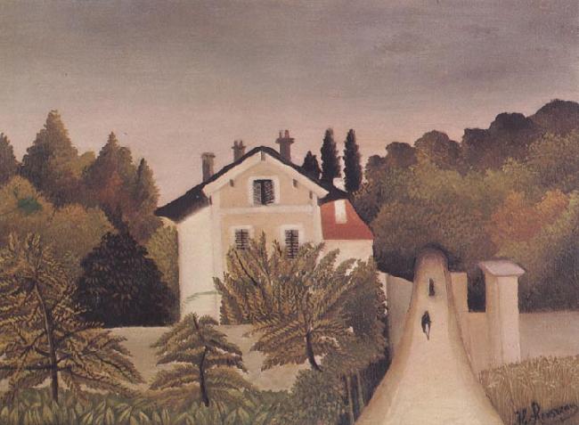 Henri Rousseau Landscape on the Banks of the Oise France oil painting art